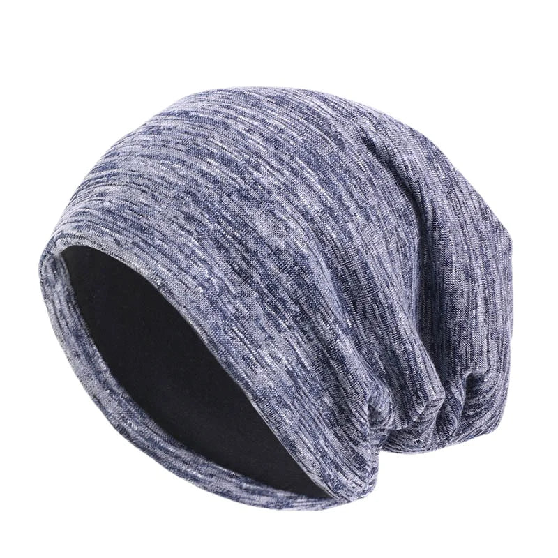Spring Autumn Double Fabric Hats For Adult Cashmere-like Skullies & Beanies