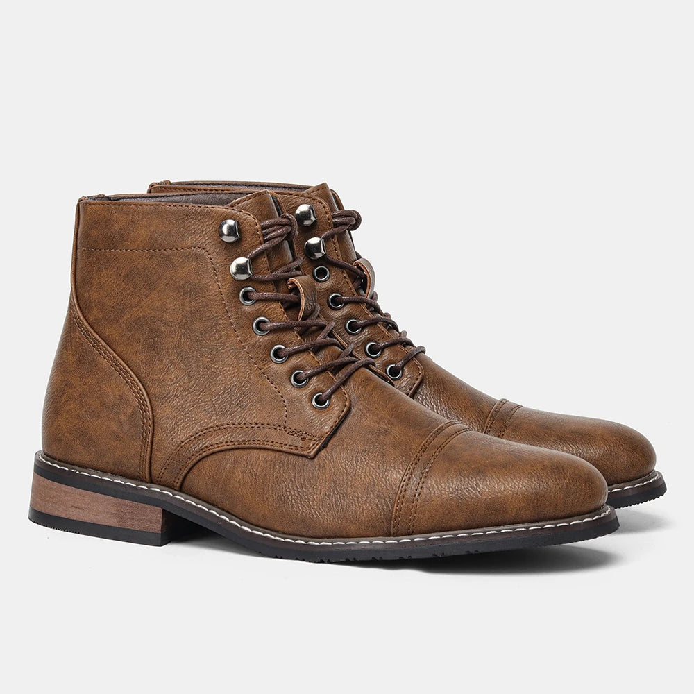 Men's Classical Leather Ankle Boots Comfortable Spring Fashion Men boots