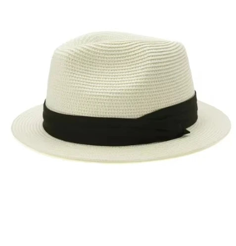 XL Big Head 63CM Summer Beach Woven Sun Hats Men Women Plus Size Jazz UV UPF 50+ Sun Protection Travel Panaman Straw Hats Unisex