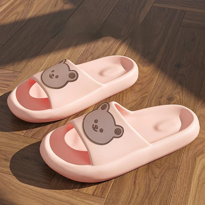 Homens em casa chinelos masculinos sandálias de nuvem de banheiros mulheres não deslizam deslizamentos de praia ao ar livre chinelos de borracha casuais