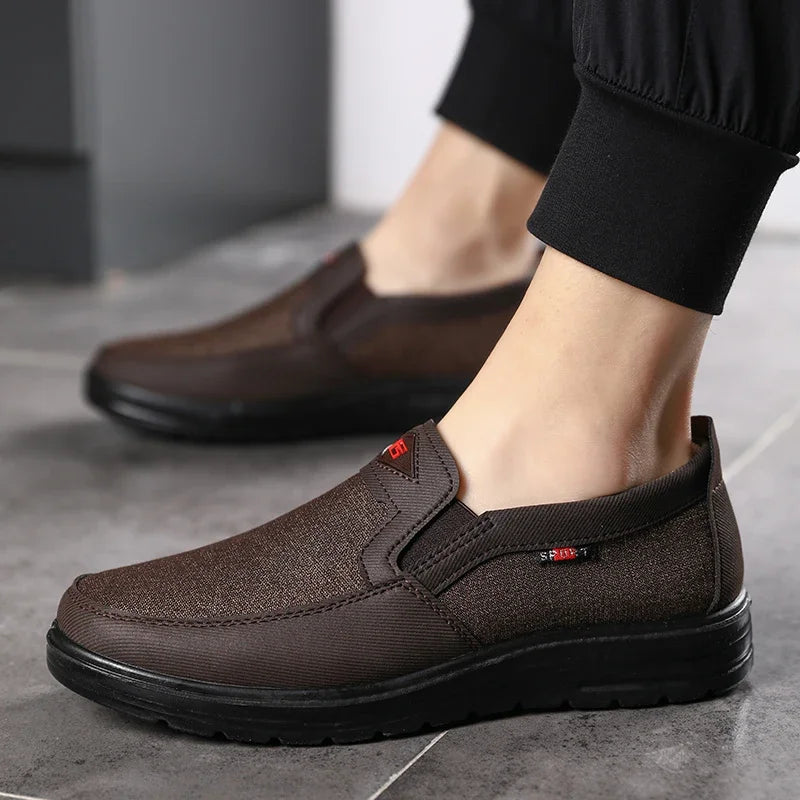 Lightweight Men Casual Shoes Canvas Shoes Wear-resistance Non-slip Mens Loafers Breathable Comfort Driving Shoes Zapato Hombre