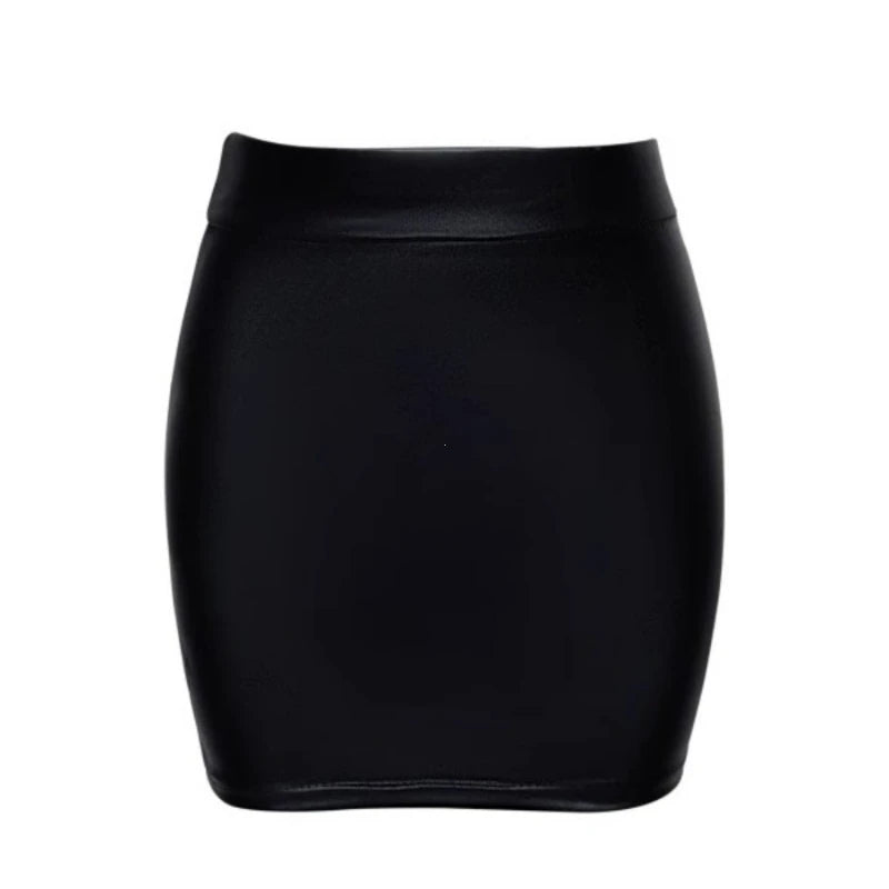 Cuoio opaco slim mini sexy sexy pu calda gonna alta gonna notturna coreana abiti da streetwear all'ingrosso