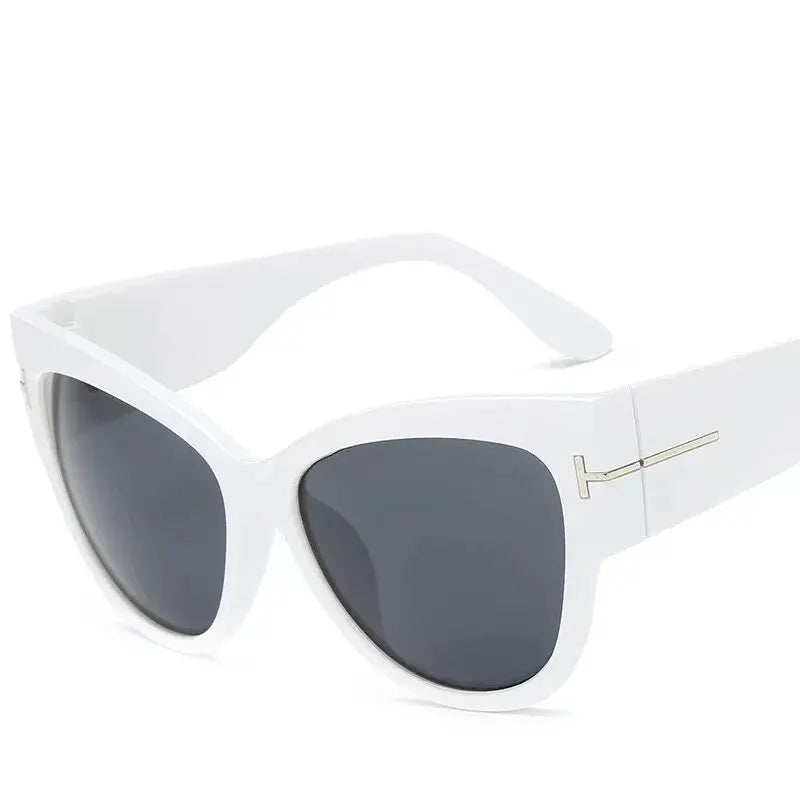 New Trend Sunglasses T Line Retro Large Frame Sunglasses Fashion Women's Sunglasses