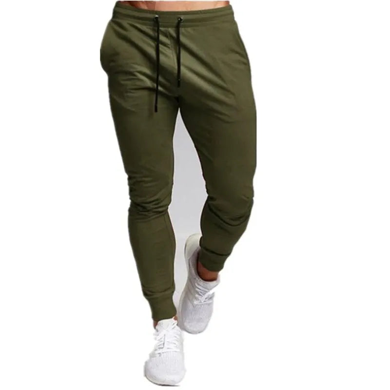 Casual Pants Men's Jogger Sweatpants Large Size Elastic Waist Sports Casual Trousers Loose Fitness Clothes Spring Thin Section
