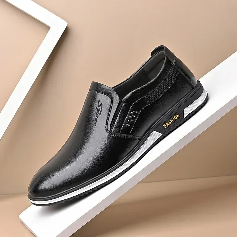 2024Leather Shoes for Men Designer Loafers High Quality Adult Moccasins Men Driving Shoes Male Footwear Men's Formal Shoes