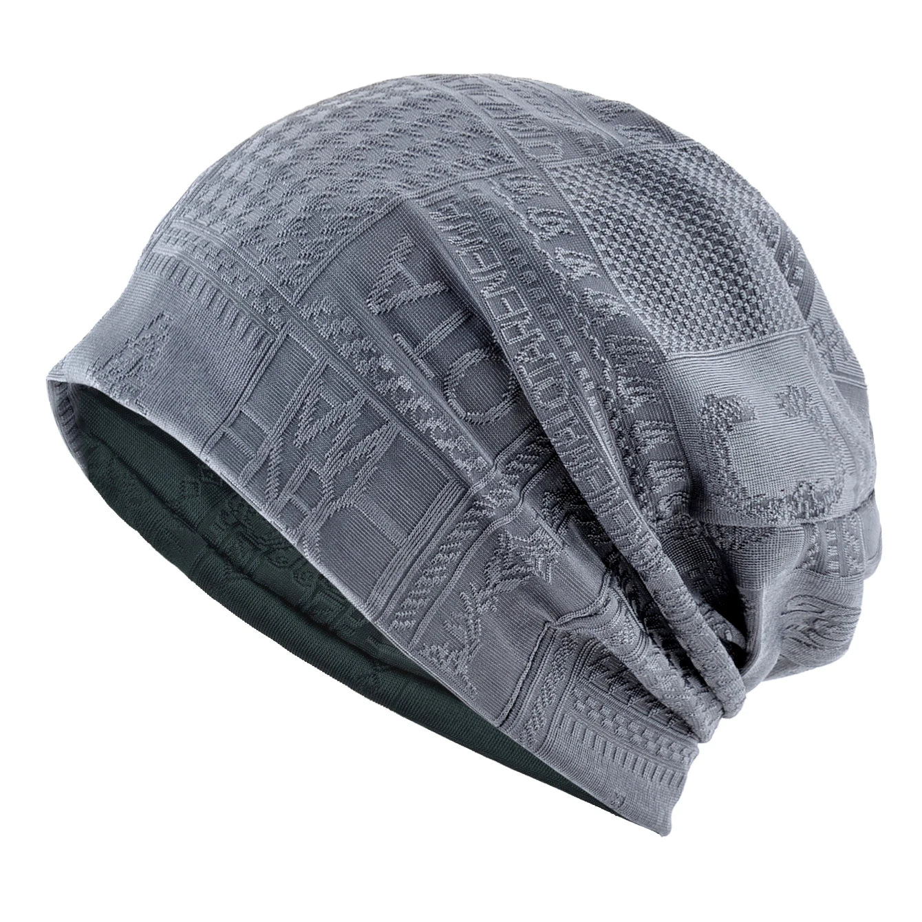 Double Use Scarf Beanie Women Knitted Jacquard Hats Men Scarf Beanie Outdoor Bonnet Cap Cycling Turban Ponytail Hat For Women