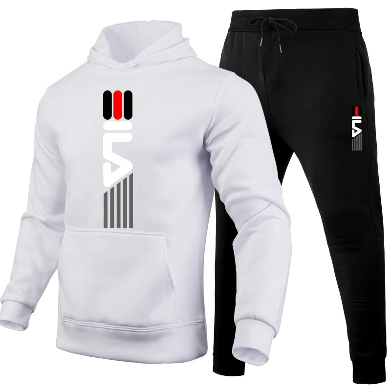 2025 New Men's Tracksuit Hoodies and Jogger Pants High Quality Male Daily Casual Sports Jogging Suits Gym Fitness Hooded Outfits