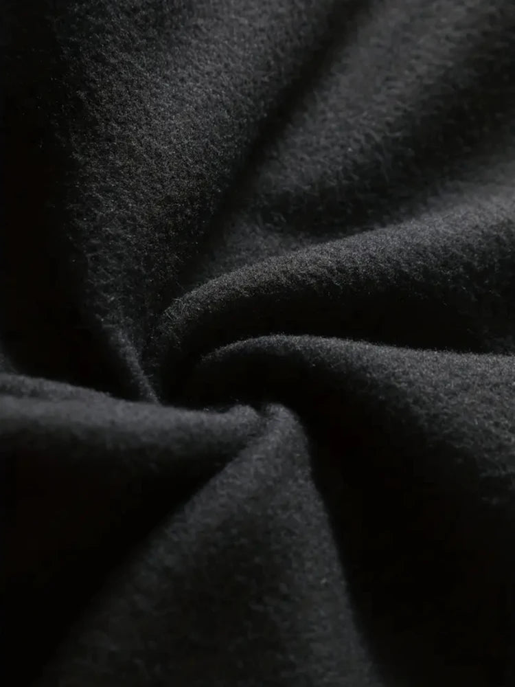 Herregate - Style Casual and Stylish Hooded Set With Black - og - White Color Blocking og Los Angeles Alphabet Print