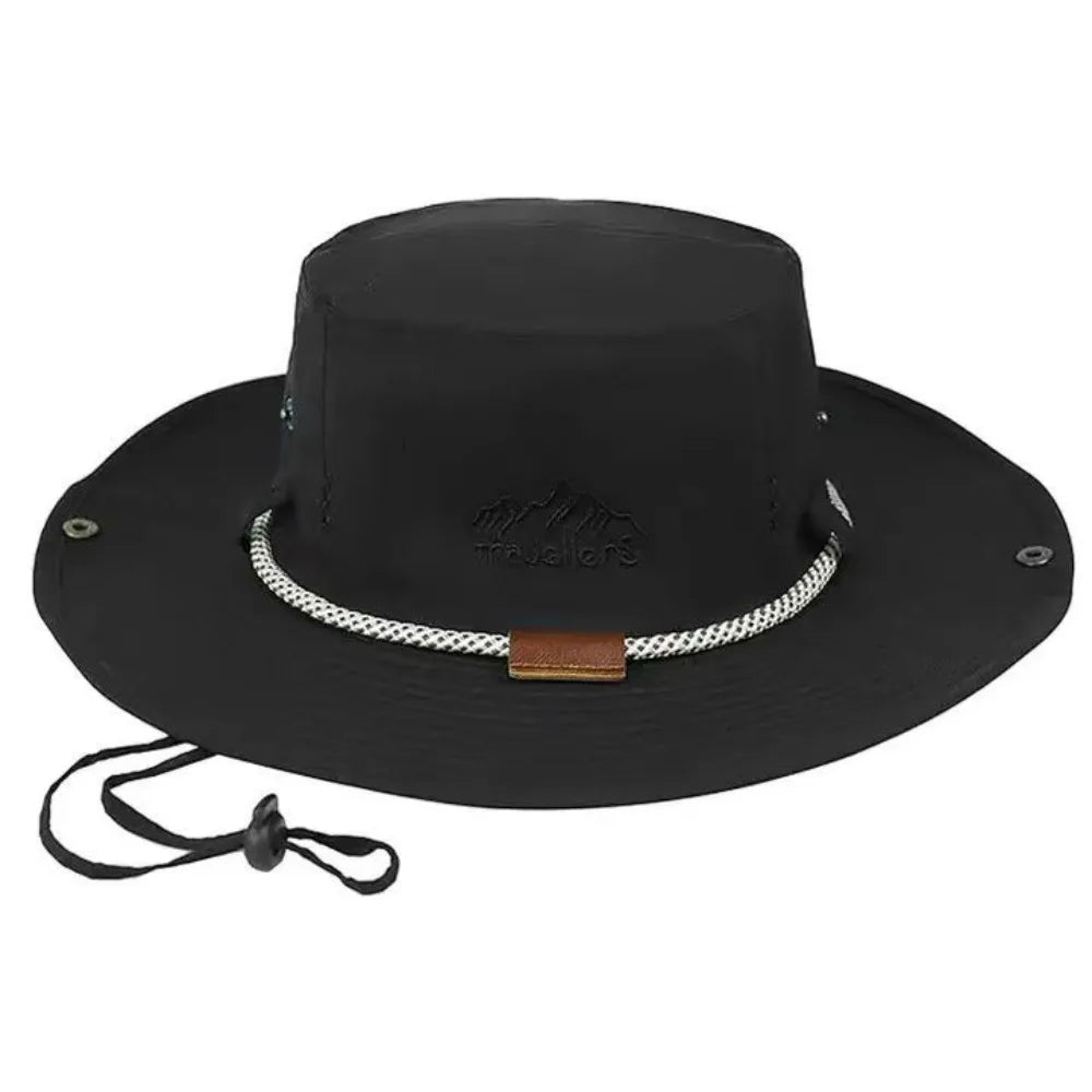 Summer Bucket Hat Men Women Sunscreen Fishing Hat Outdoor Breathable Fisherman Cap Hiking Climbing Camping Uv Protect Windproof