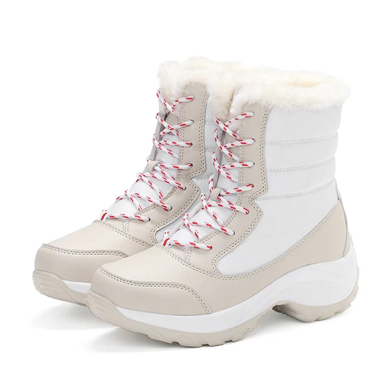 Women Boots Lightweight Ankle Boots Platform Shoes For Women Heels Winter Botas Mujer Keep Warm Snow Winter Shoes Female Botines