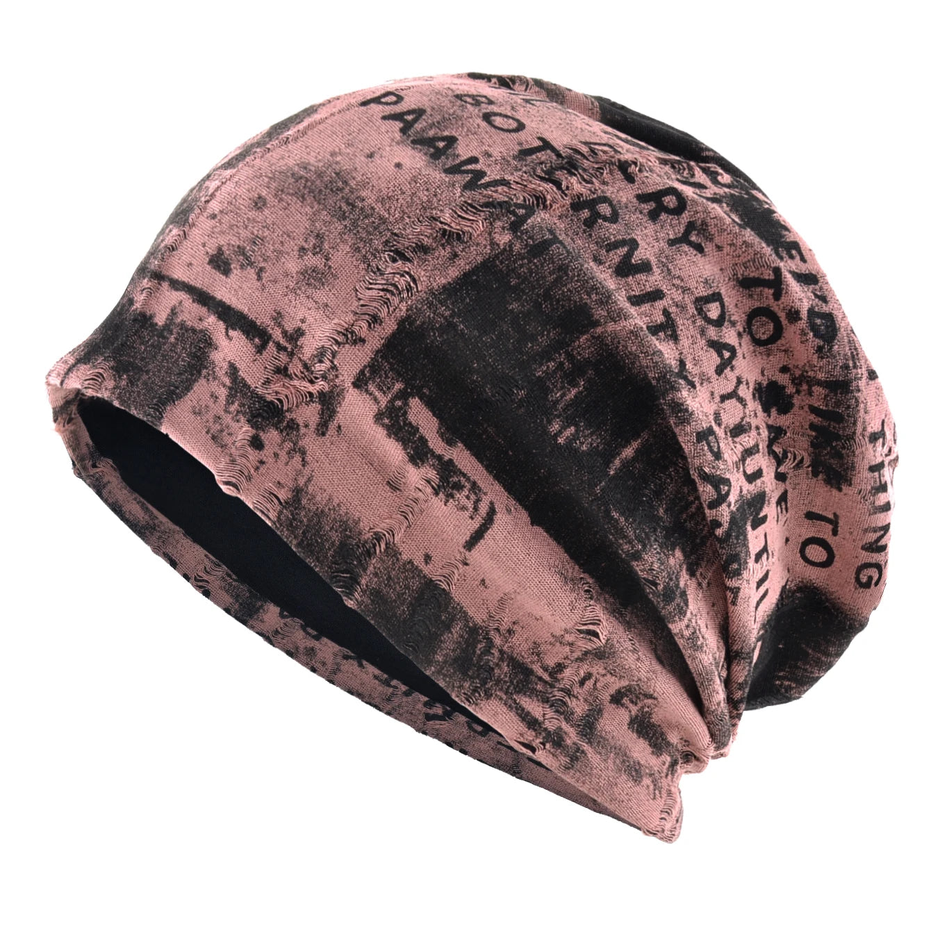 Tie-dye Beanie Hats For Women Men Vintage Distressed Cracked Design Streentwear Unisex Headwear For Spring Summer