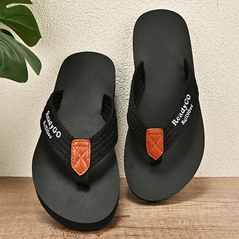 Herrenschuhen Sommer innen im Freien männliche Schuhe Trend Leichtflip Flops Männer minimalistische Fashion Holiday Casual Beach Slipper Slipper