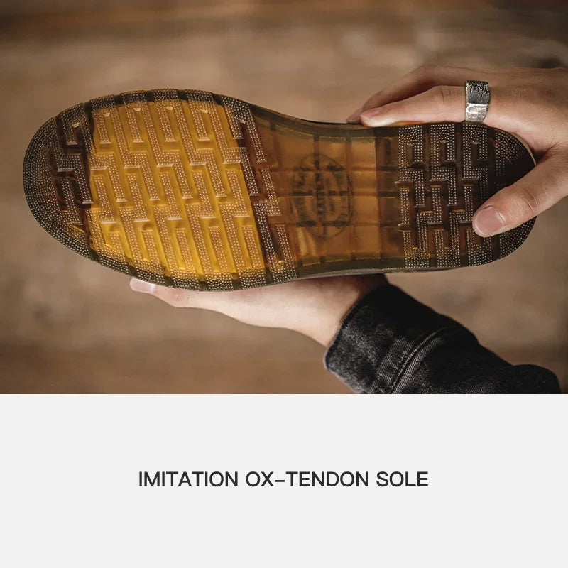 Maden Vintage Brown Split Leath