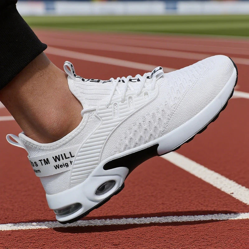 رجال يركضون أحذية رياضية خفيفة الوزن المشي أحذية رياضية تنفس مقاومة للبلى الأحذية