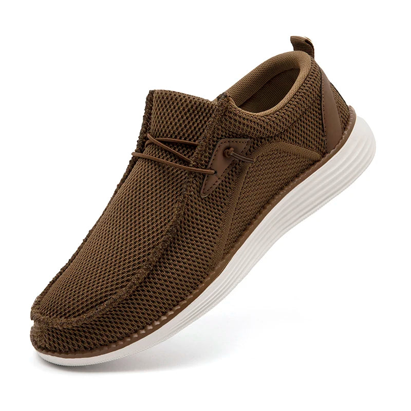 Men's Adjustable Lace-Up Loafers Shoes Non-Slip Sole Breathable Upper Comfortable for Walking Jogging Shoes Casual shoes