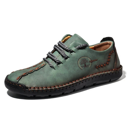 Chaussures à la main pour hommes décontractés pour hommes baskets hommes confortables en cuir mores de bouteilles