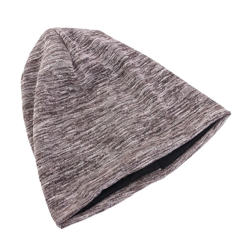 Spring Autumn Double Fabric Hats For Adult Cashmere-like Skullies & Beanies