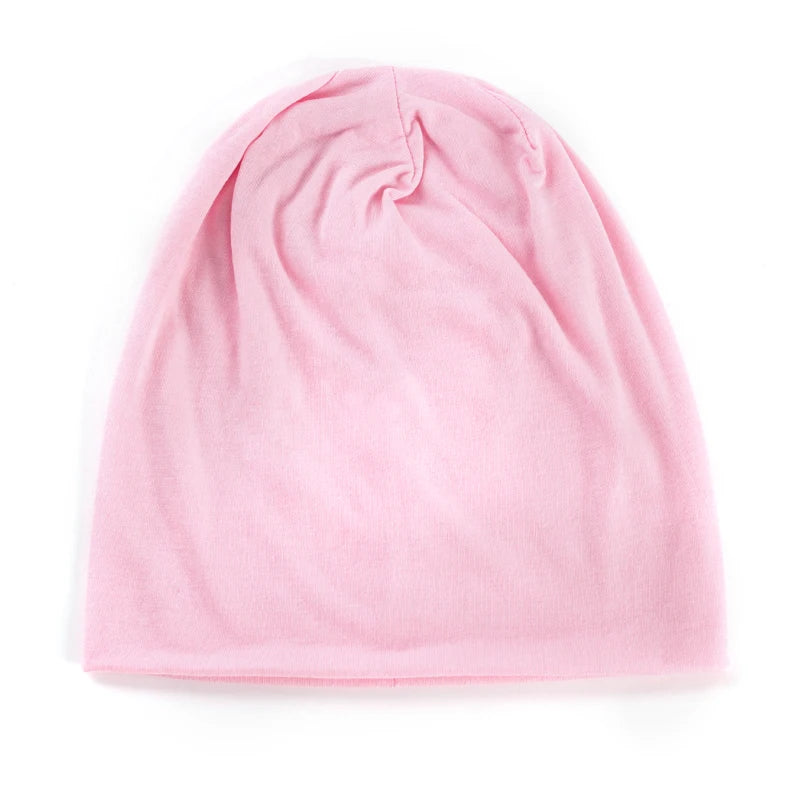 Fashion Slouchy Solid Beanies For Women Beanie Casual Caps For Man Turban Wraps Warm Hats Bonnet Unisex Cap