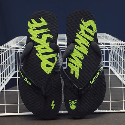 Fashion Men Shoes Summer Men Flip Flops High Quality Beach Sandals Anti-Slip Zapatos Hombre Casual Wholesale Men Slippers