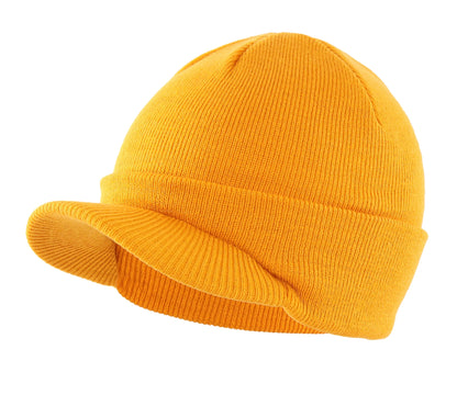Connectyle Moda de moda masculina Chapéu de gorro de inverno com abastecimento quente de malha macia e malha