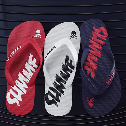 Fashion Men Shoes Summer Men Flip Flops High Quality Beach Sandals Anti-Slip Zapatos Hombre Casual Wholesale Men Slippers
