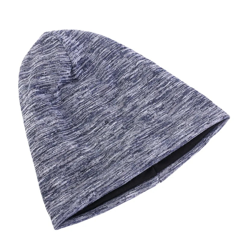 Spring Autumn Double Fabric Hats For Adult Cashmere-like Skullies & Beanies