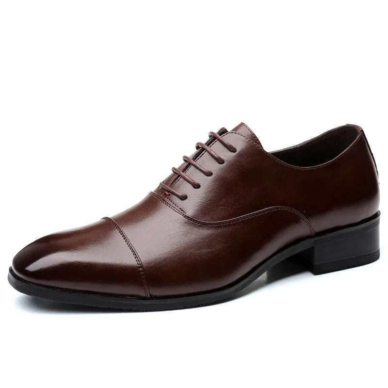 High Quality Classic Business Mens Dress Shoes Fashion Elegant Formal Wedding Shoes Men Slip on Office Oxford Shoes for Men
