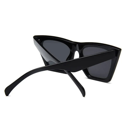 Female Vintage Sunglasses Woman Fashion Cat Eye Luxury Sun Glasses Classic Shopping Lady Black Oculos De Sol UV400