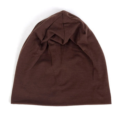 Fashion Slouchy Solid Beanies For Women Beanie Casual Caps For Man Turban Wraps Warm Hats Bonnet Unisex Cap