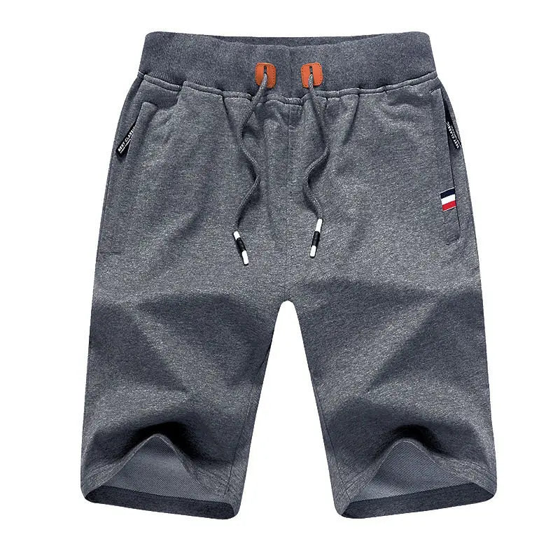 FGKKS de qualidade Men shorts casuais Novo verão masculino moda casual curto de cor sólida fitness shorts respirável