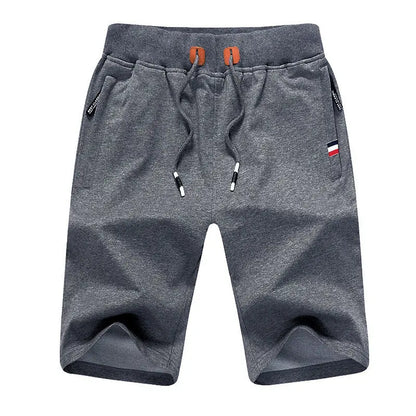 FGKKS de qualidade Men shorts casuais Novo verão masculino moda casual curto de cor sólida fitness shorts respirável