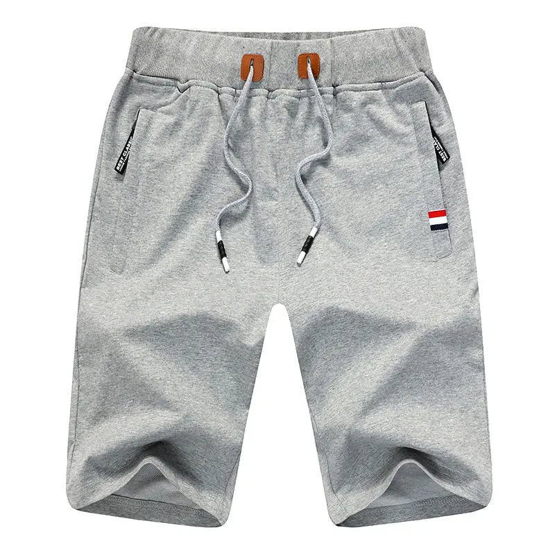 FGKKS de qualidade Men shorts casuais Novo verão masculino moda casual curto de cor sólida fitness shorts respirável