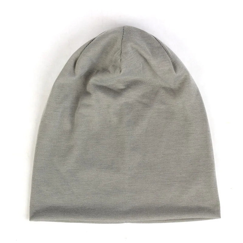 Fashion Slouchy Solid Beanies For Women Beanie Casual Caps For Man Turban Wraps Warm Hats Bonnet Unisex Cap