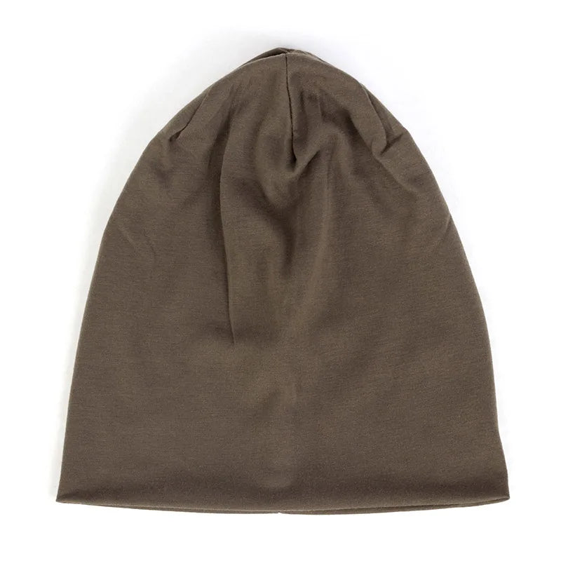 Fashion Slouchy Solid Beanies For Women Beanie Casual Caps For Man Turban Wraps Warm Hats Bonnet Unisex Cap