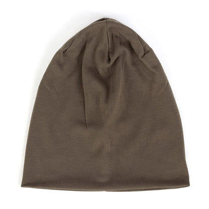 Fashion Slouchy Solid Beanies For Women Beanie Casual Caps For Man Turban Wraps Warm Hats Bonnet Unisex Cap