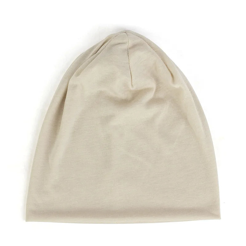 Fashion Slouchy Solid Beanies For Women Beanie Casual Caps For Man Turban Wraps Warm Hats Bonnet Unisex Cap