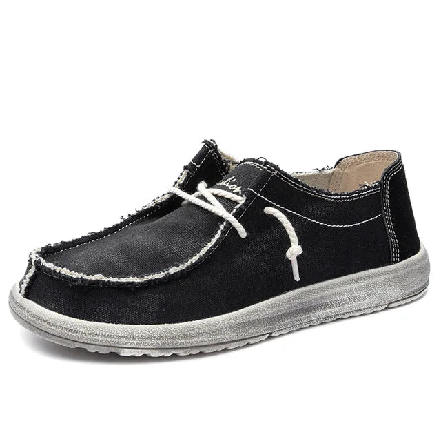 MIXIDELAI New Arrival Summer Autumn Comfortable Casual Shoes Mens Canvas Shoes For Men Brand Fashion Flat Loafers Shoe Size 48