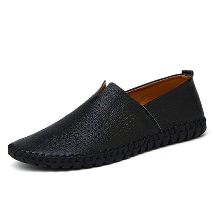 Mixidelai Veille de vache Vow Mandons pour hommes mode MOCCASINS MOCCASINS SOP SOP SOLL BLUE SHOT ON MEN'S MECL'S SOAT Plus taille 38 ~ 47