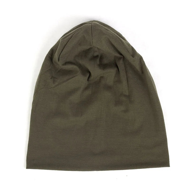 Fashion Slouchy Solid Beanies For Women Beanie Casual Caps For Man Turban Wraps Warm Hats Bonnet Unisex Cap
