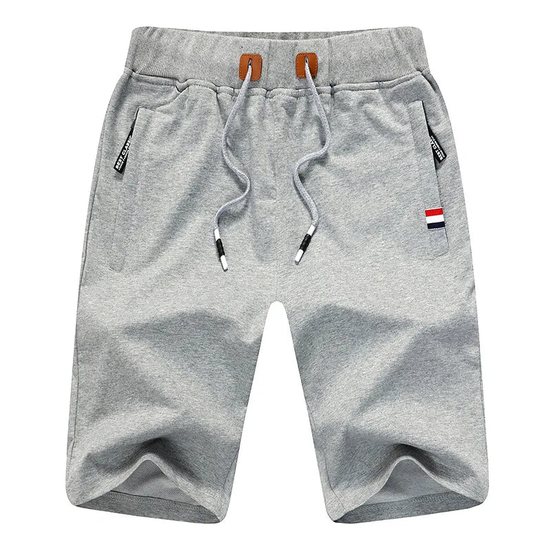 FGKKS de qualidade Men shorts casuais Novo verão masculino moda casual curto de cor sólida fitness shorts respirável