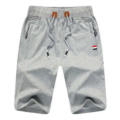 FGKKS de qualidade Men shorts casuais Novo verão masculino moda casual curto de cor sólida fitness shorts respirável