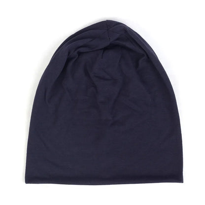 Fashion Slouchy Solid Beanies For Women Beanie Casual Caps For Man Turban Wraps Warm Hats Bonnet Unisex Cap