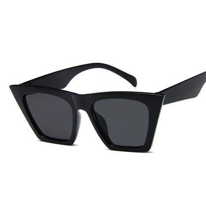 Female Vintage Sunglasses Woman Fashion Cat Eye Luxury Sun Glasses Classic Shopping Lady Black Oculos De Sol UV400
