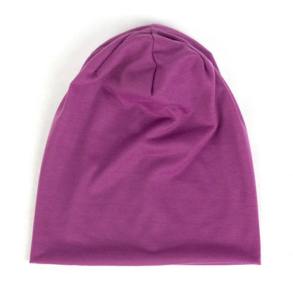 Fashion Slouchy Solid Beanies For Women Beanie Casual Caps For Man Turban Wraps Warm Hats Bonnet Unisex Cap