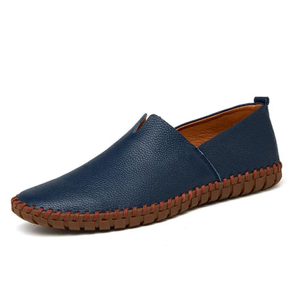 Mixidelai Veille de vache Vow Mandons pour hommes mode MOCCASINS MOCCASINS SOP SOP SOLL BLUE SHOT ON MEN'S MECL'S SOAT Plus taille 38 ~ 47