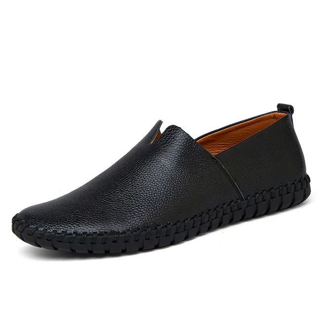 Mixidelai Veille de vache Vow Mandons pour hommes mode MOCCASINS MOCCASINS SOP SOP SOLL BLUE SHOT ON MEN'S MECL'S SOAT Plus taille 38 ~ 47