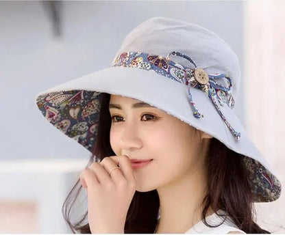 2018 New Brand Women Sun hat Summer Hat Folding Sunscreen Anti-uv big Summer Biking Beach Hat Fashion Sun hat
