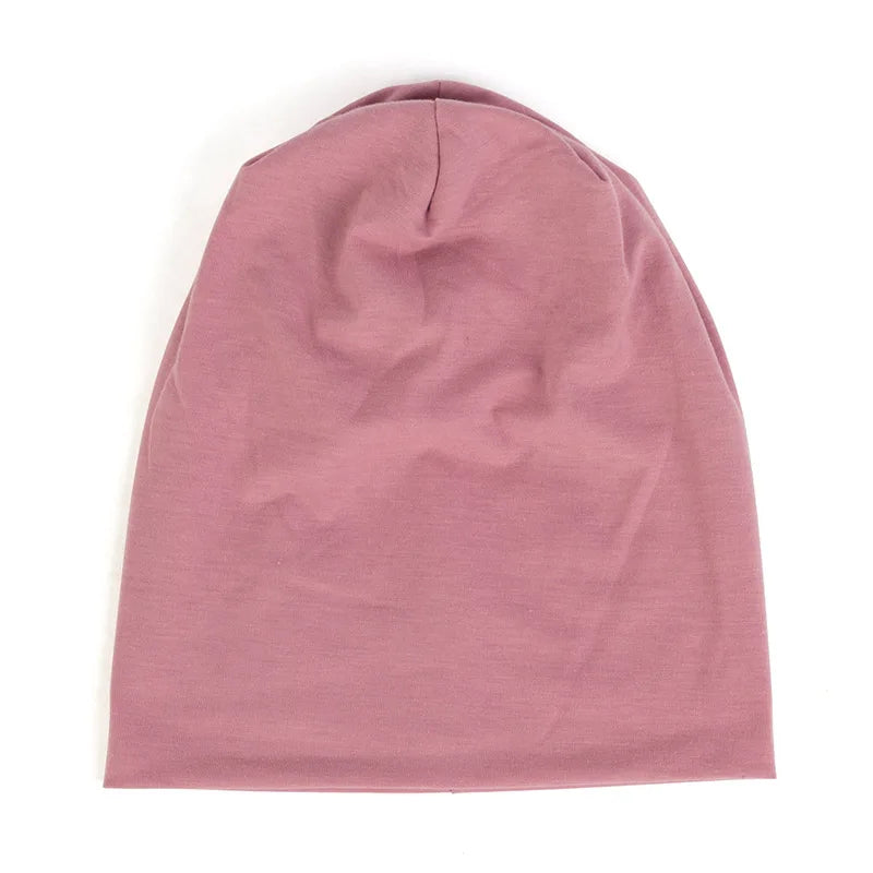 Fashion Slouchy Solid Beanies For Women Beanie Casual Caps For Man Turban Wraps Warm Hats Bonnet Unisex Cap