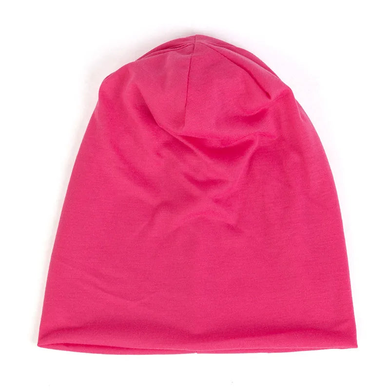 Fashion Slouchy Solid Beanies For Women Beanie Casual Caps For Man Turban Wraps Warm Hats Bonnet Unisex Cap