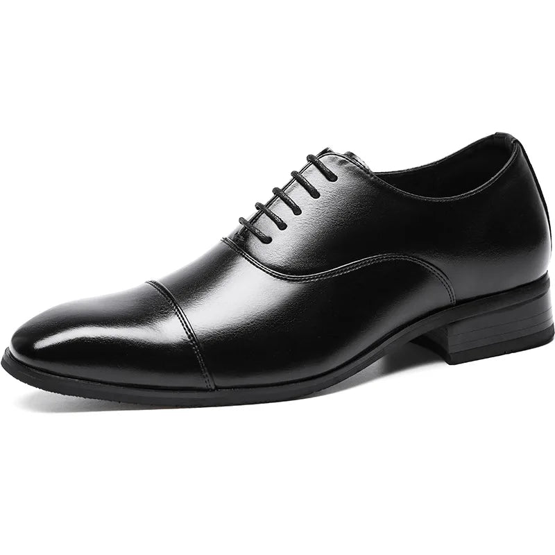 High Quality Classic Business Mens Dress Shoes Fashion Elegant Formal Wedding Shoes Men Slip on Office Oxford Shoes for Men